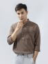 Áo Sơ Mi Linen ASM1267 Màu Nâu