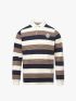 Áo Rugby Shirt Sọc Ngang In Logo Preppy Heritage Ở Ngực Form Regular PO150 Sọc Xanh Đen