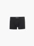 Quần Boxer Thun Lạnh In Logo 4MEN QL062 Màu Đen