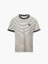 Áo Thun Sọc Thêu Logo 4M Tròn Form Slimfit AT167