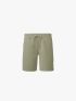 Quần Short Kaki Lưng Thun Gắn Nhãn Trang Trí Form Straight QS067 Màu Be Nhạt