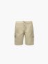 Quần Short Kaki Trang Trí Đường Diễu 2 Bên Túi Hộp Form Straight QS073 Màu Be Đậm