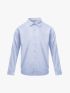 Áo Sơ Mi Trơn Vải Modal Ít Nhăn Form Slimfit SM079 Màu Xanh Biển