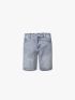 Quần Short Jean Trơn Form Regular QS076 Màu Xanh Biển Nhạt