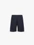 Quần Short Thể Thao In Logo 4Men Club Form Regular QS079 Màu Xanh Đen