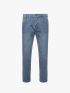 Quần Jean Diễu Túi Sau Form Slimfit QJ117 Màu Xanh Biển Nhạt
