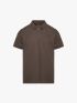 Áo Polo Cool-X In Logo Bông Tuyết Form Regular PO185 Nâu