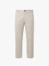 Quần Kaki Trang Trí Dây 3 Sọc Form Straight QK033 Màu Be