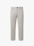 Quần Kaki Trang Trí Dây 3 Sọc Form Straight QK033 Màu Xám