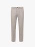 Quần Linen Trơn 1 Cơi Form Straight QK035 Màu Xám