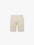Quần Short Linen Thêu Cánh Buồm Form Straight QS087 Màu Be