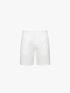 Quần Short Linen Thêu Cánh Buồm Form Straight QS087 Màu Trắng