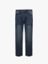 Quần Jean Phối Dây Sọc 2 Bên Sườn Form Straight Xanh QJ131 Màu Xanh