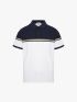 Áo Polo Signature Stripe Phối Màu Form Regular PO192 Màu Trắng