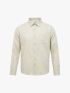 Áo Sơ Mi Linen Thêu Logo Cánh Buồm Phía Sau Form Relaxed SM208 Màu Be Nhạt