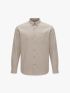 Áo Sơ Mi Oxford Signature Stripe Form Regular SM209 Màu Be Nhạt