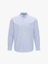 Áo Sơ Mi Oxford Signature Stripe Form Regular SM209 Màu Xanh Biển