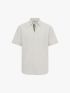 Áo Sơ Mi Signature Stripe Sọc Tay Ngắn Form Regular SM210 Màu Sọc Xám