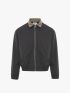 Áo Khoác Blouson Form Relax AK083 Màu Xám Đậm