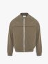 Áo Khoác Bomber Form Relaxed AK084 Màu Nâu Xám