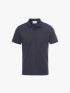 Áo Polo Jacquard Texture Nẹp Dấu Khuy Form Modern PO197 Màu Xanh Đen