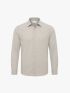 Áo Sơ Mi Herringbone Nẹp Dấu Khuy Form Regular SM211 Màu Xám