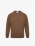 Áo Sweatshirt Chân Cua In Chữ Form Regular AS007 Màu Nâu
