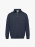 Áo Sweatshirt Trơn Dây Kéo Form Regular AS006 Màu Xanh Đen