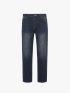 Quần Jean Trơn Form Straight QJ136 Màu Xanh