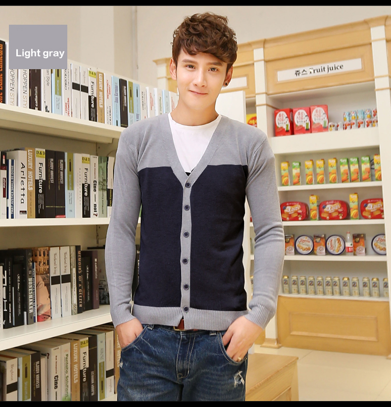 Áo khoác cardigan xanh đen ac081 - 1