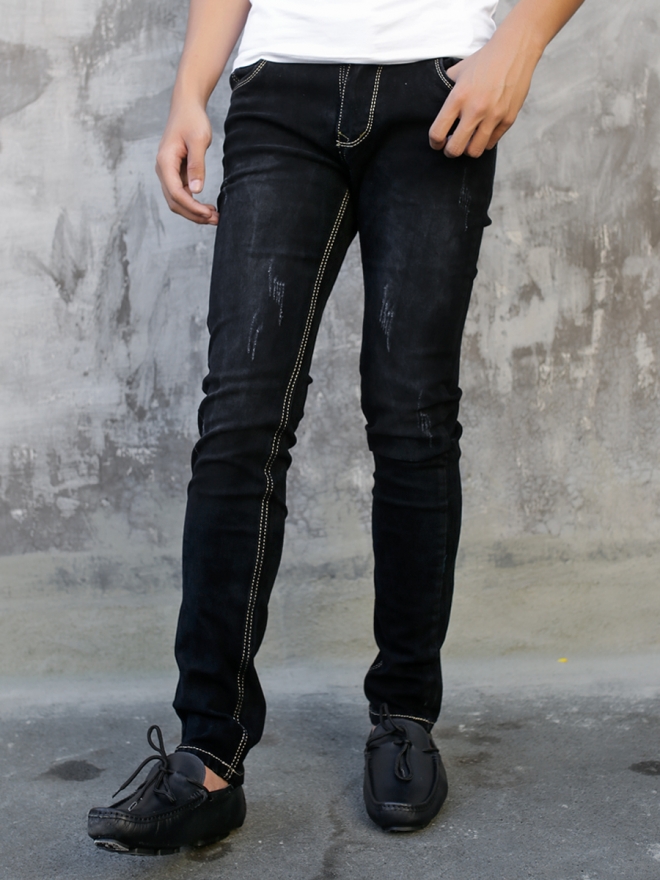 Quần jean skinny đen qj1331 - 1