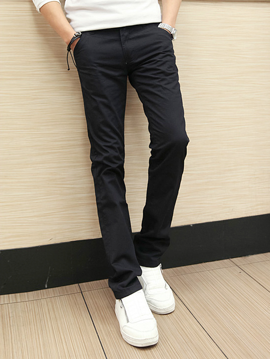 Quần kaki hàn quốc đen qk148 - 1