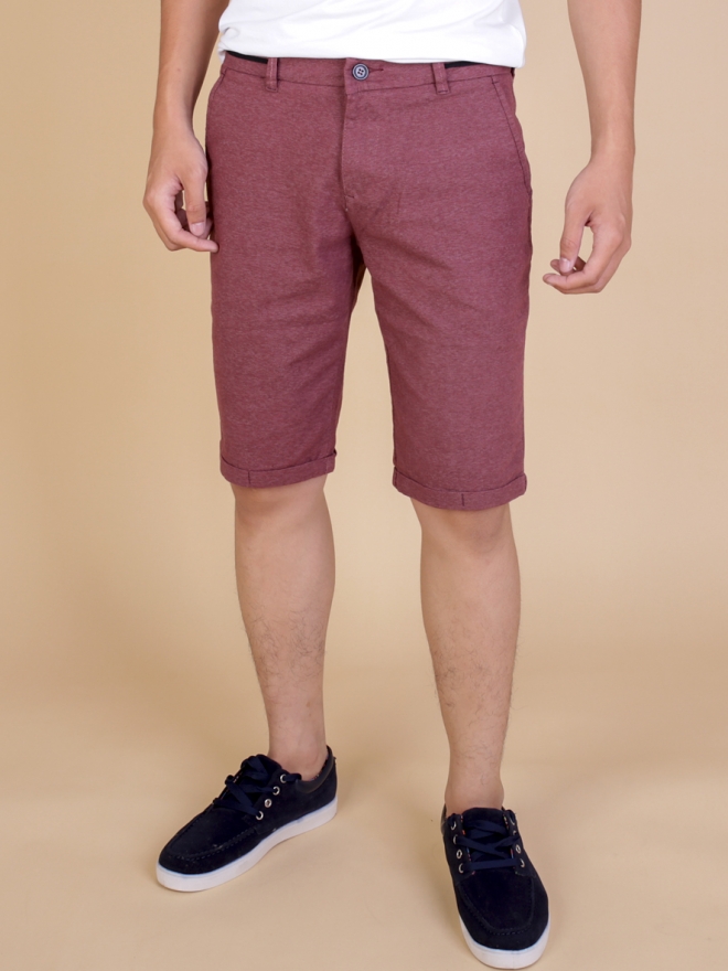 Quần short kaki đỏ đô qs62 - 1