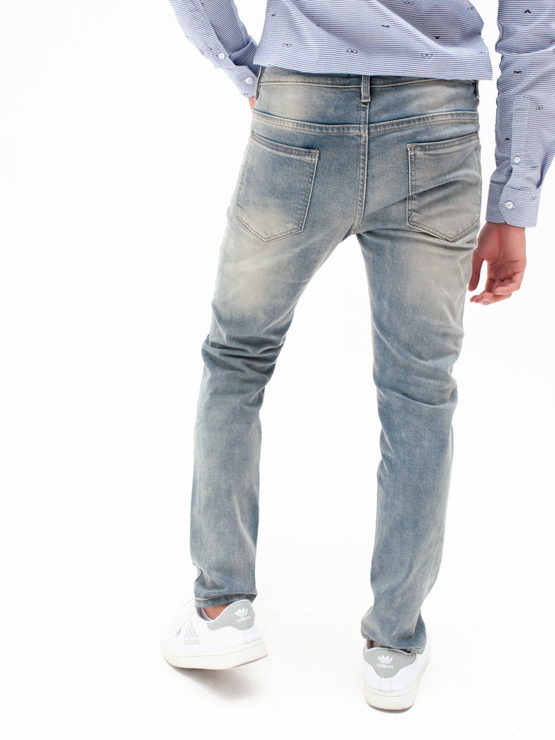 Quần Jeans Rách Xám QJ1603