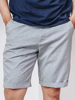 Quần Short Linen Xám Xanh QS170