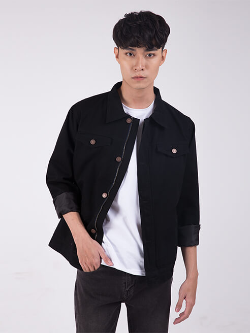 Áo Khoác Khaki AK266 Màu Đen