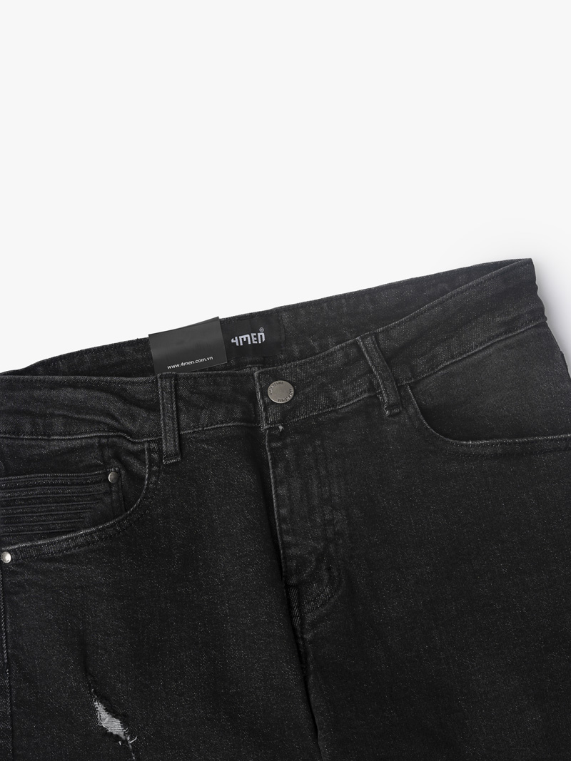 Quần Jeans Slimfit Grey QJ052 Màu Đen