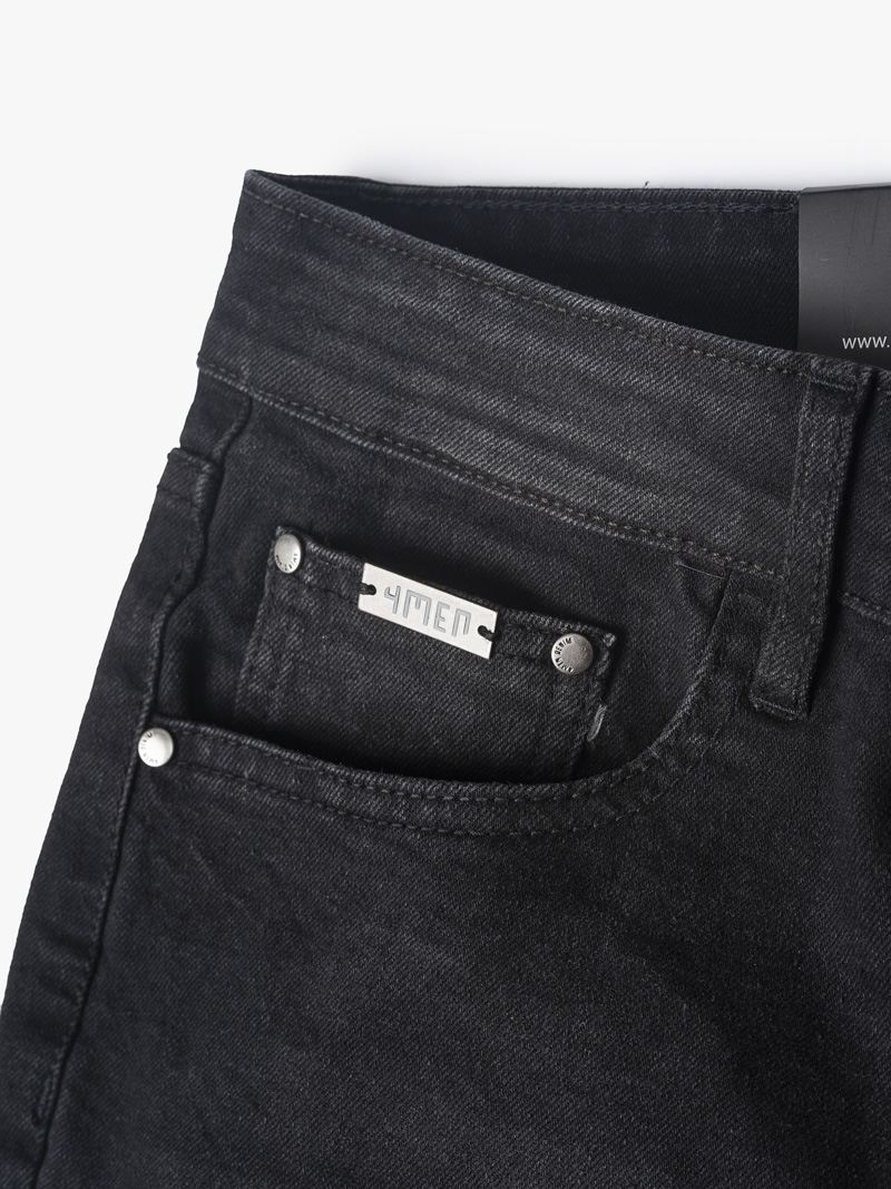 Quần Jeans Slimfit Black Effect QJ058 Màu Đen