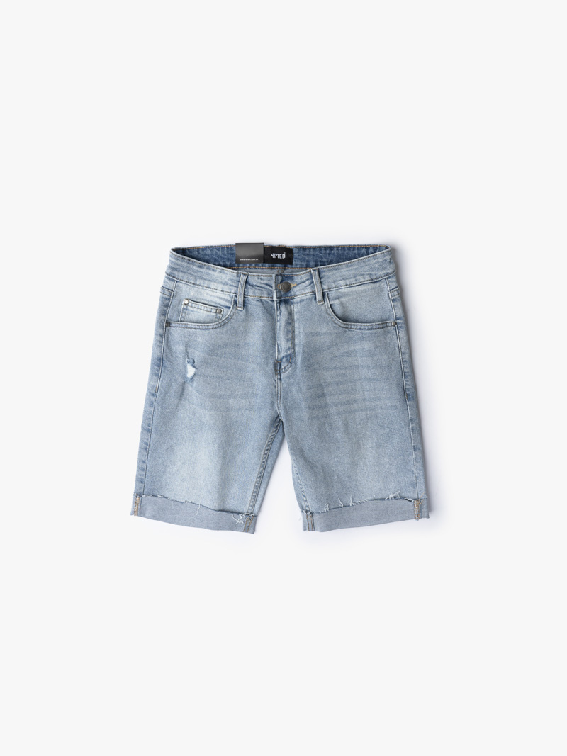 Quần Short Slimfit Lightblue QS033 Màu Xanh 