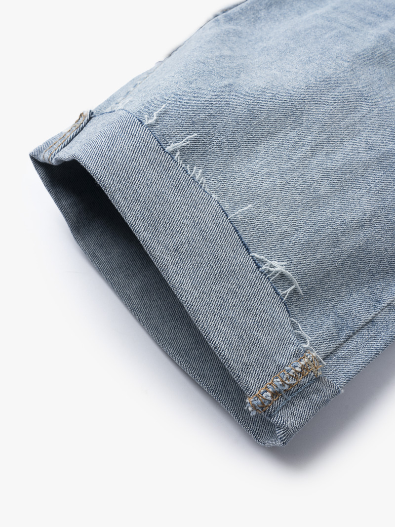 Quần Short Slimfit Lightblue QS033 Màu Xanh 