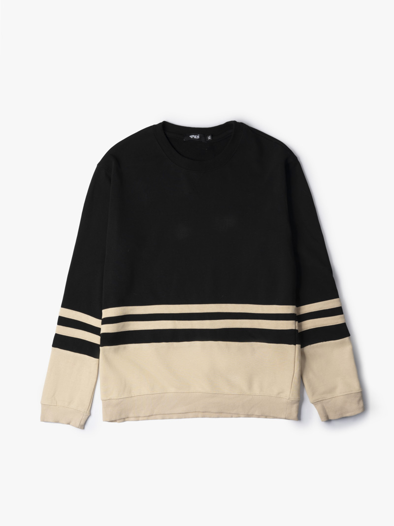 Áo Sweatshirt Regular Phối Sọc AS001