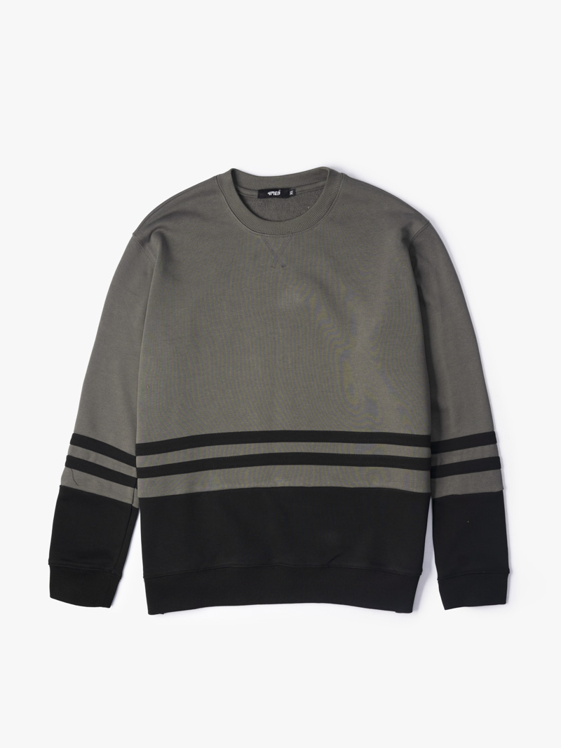 Áo Sweatshirt Regular Phối Sọc AS001