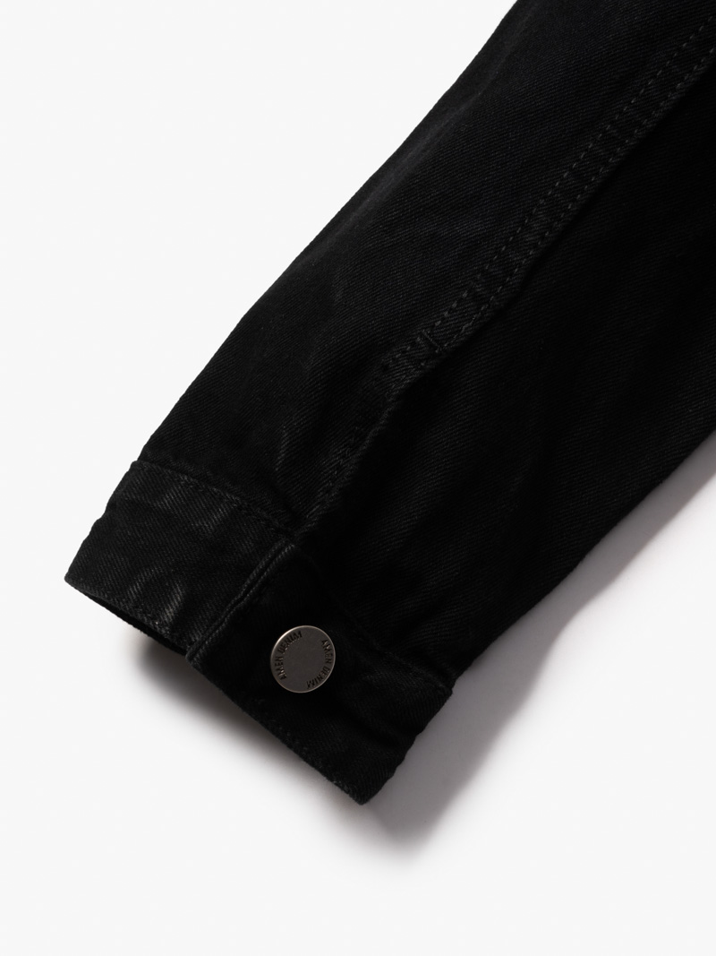 Áo Khoác Jeans Regular Minimalism AK048 Màu Đen