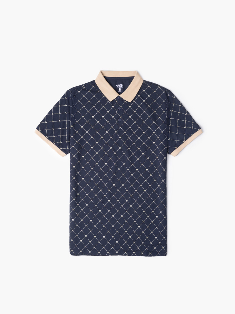 Áo Polo In Họa Tiết Form Regular PO117