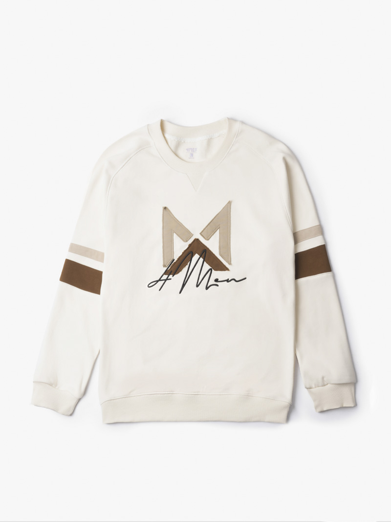 Áo Sweater Thêu Logo 4MEN Form Regular AS004