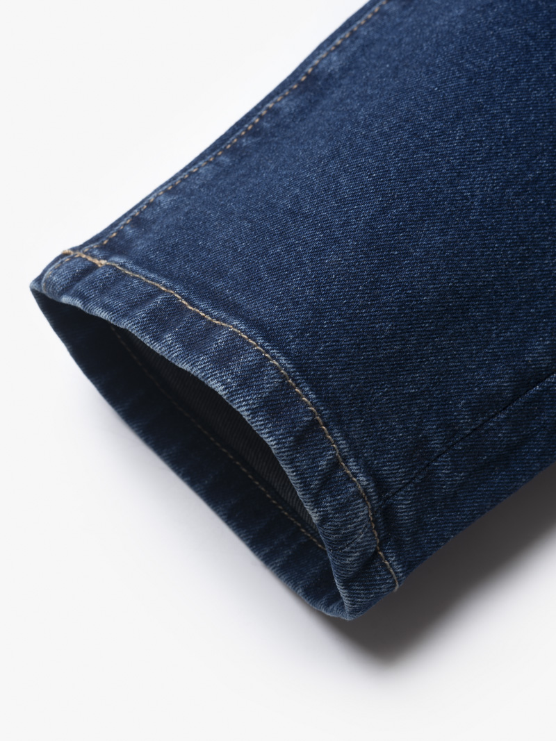 Quần Jeans Xanh Đậm Túi Kiểu Form Slimfit QJ096