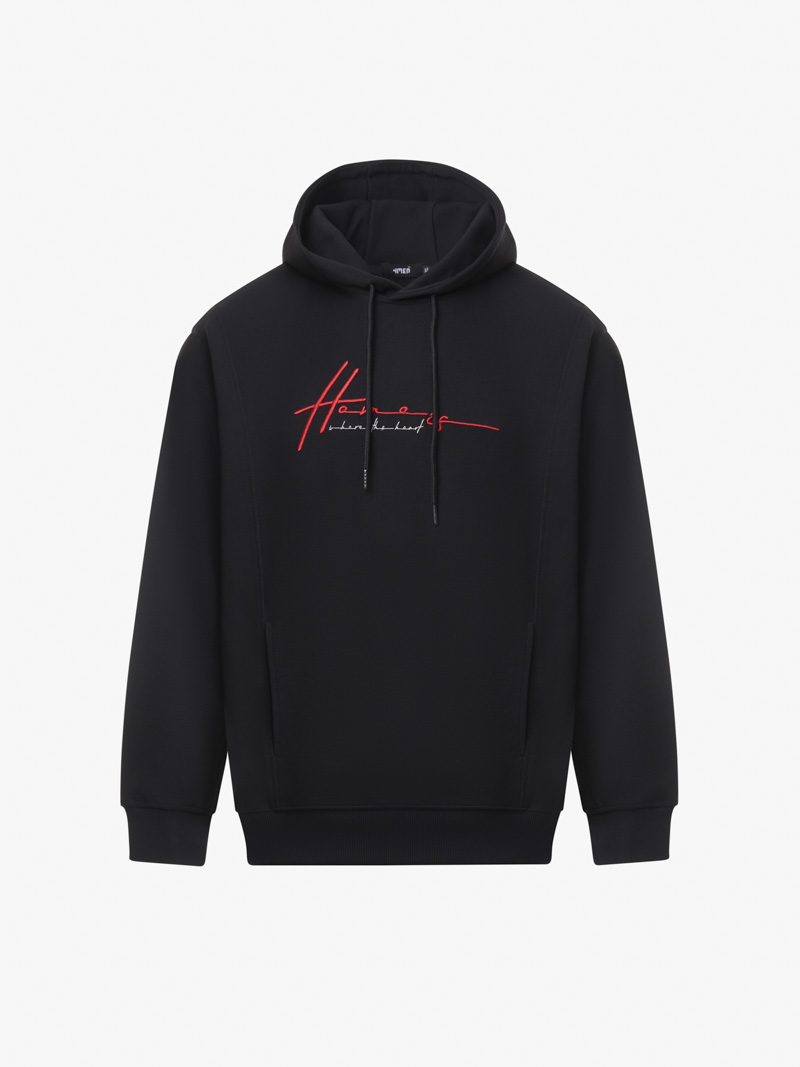 Áo Hoodie Rã Phối Thêu Home Is Form Regular AH004