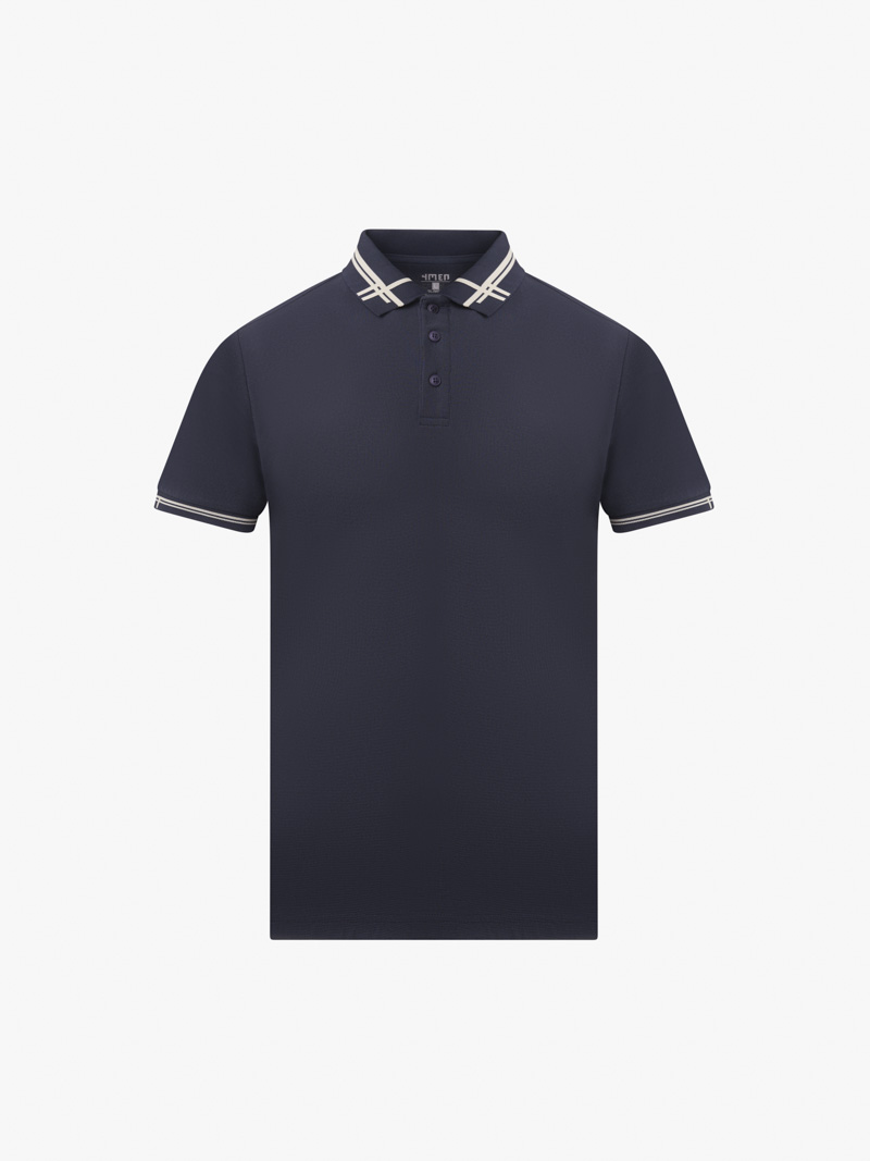 Áo Polo Tổ Ong Phối Bo Dệt Kiểu Form Slimfit PO124