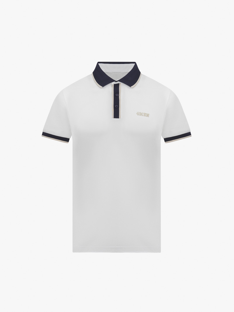 Áo Polo Phối Bo Thêu 4MEN Form Slimfit PO125