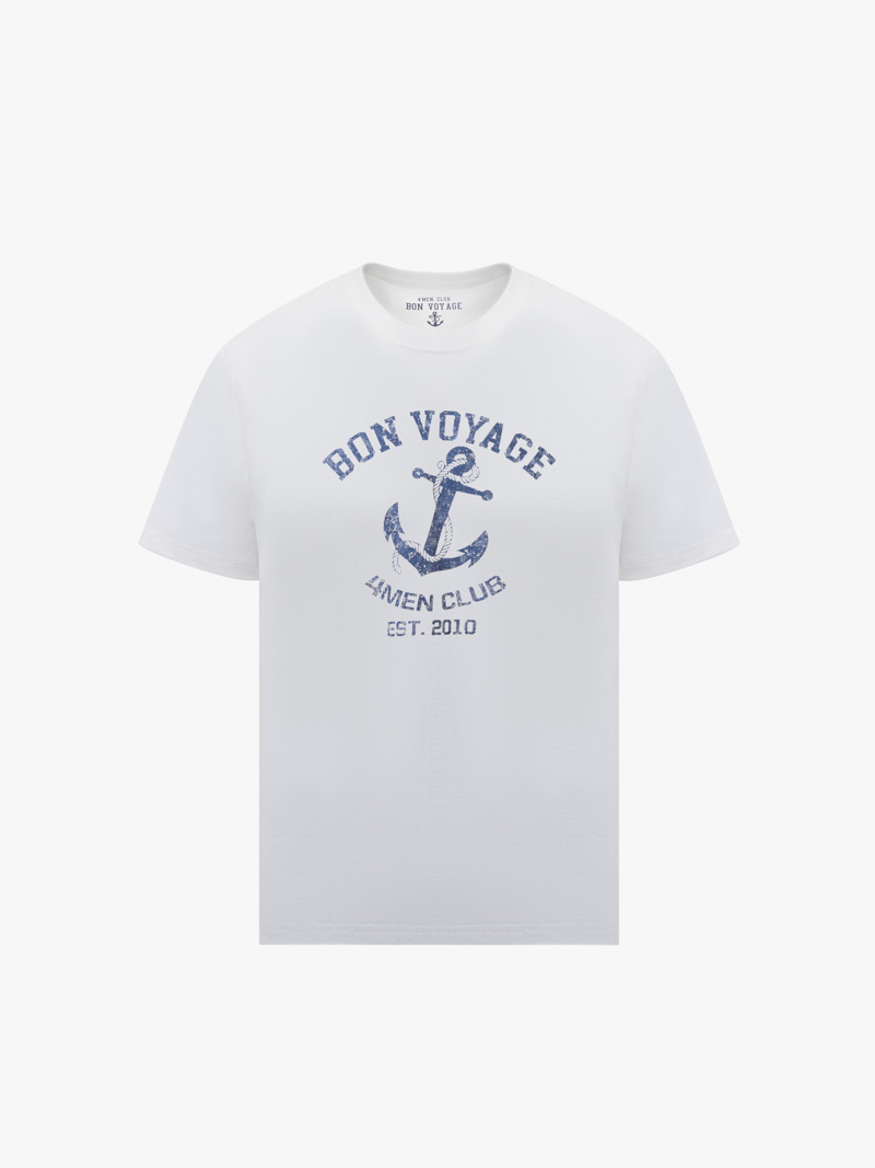 Áo Thun In Graphic Mỏ Neo Lớn Form Regular AT147